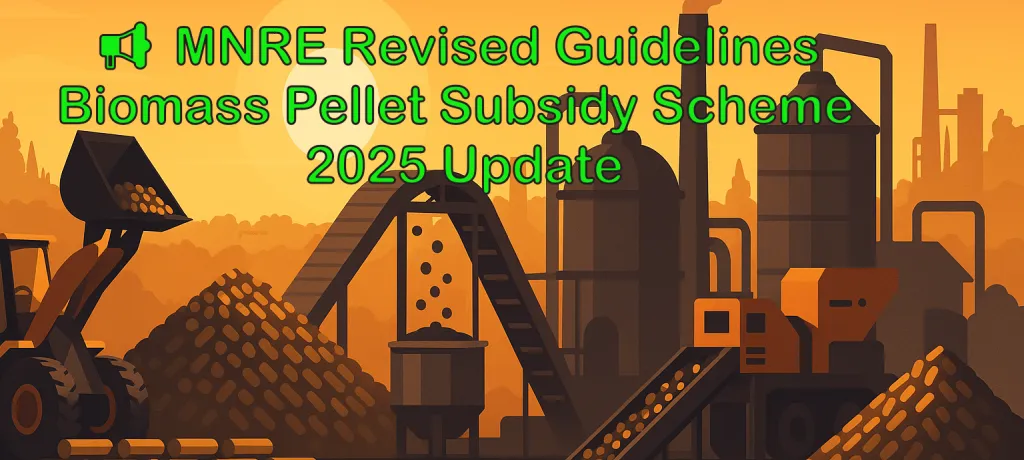 Biomass Pellet Subsidy Scheme 2025 Update
