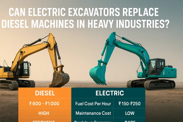 Can Electric Excavators Replace Diesel Machines in Heavy Industries