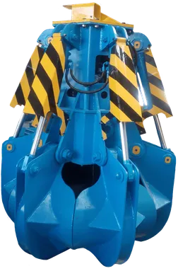 Electro-Hydraulic Orange Peel Grab for all kind of Scrap handling