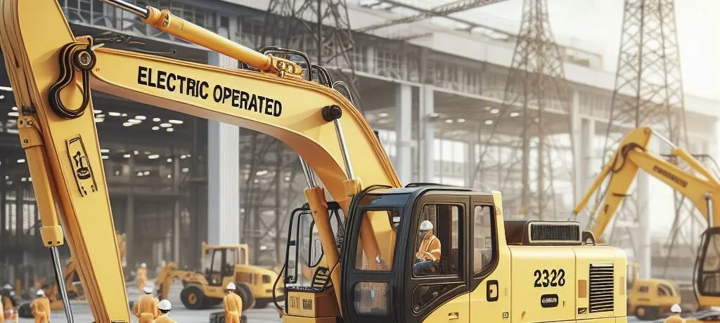 electric operated excavator