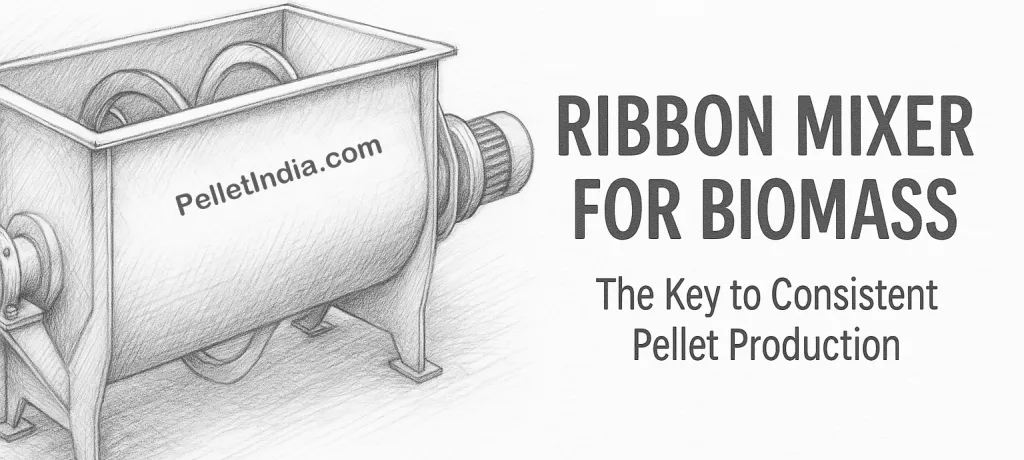 Ribbon Mixer for Biomass